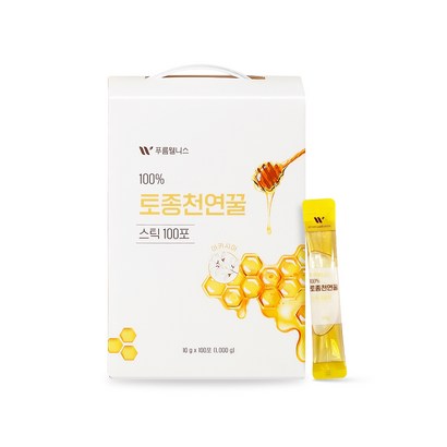 푸름웰니스 국내산 토종 천연 아카시아 꿀스틱