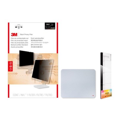 쓰리엠 모니터 블루라이트차단 정보 보안필름 F240W9 메모보드 마우스패드