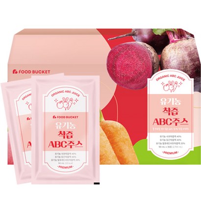 푸드버킷 유기농 착즙 ABC주스 리뷰 후기