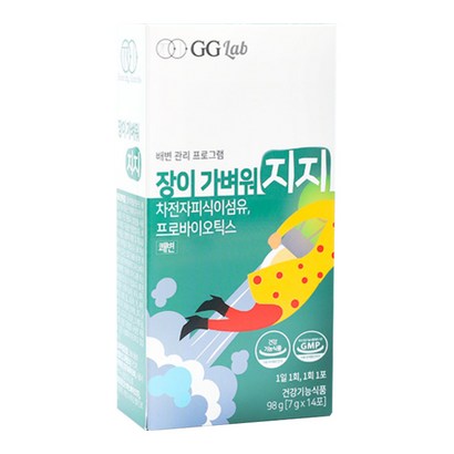 지지랩 장이 가벼워지지 차전자피 식이섬유 프로바이오틱스 쾌변