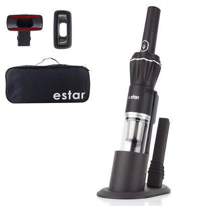 estar 엑스건 코드리스 BLDC 핸디 차량용 청소기 EST-VX100 휴대용 파우치백 리뷰후기