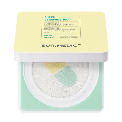써메딕플러스 수퍼 세라마이드 100TM 프로텍션 모이스쳐 선 쿠션 SPF50 PA 리뷰후기