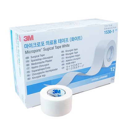 쓰리엠 흰색 종이반창고 1530-1