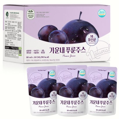 기운내 3종유산균 푸룬주스