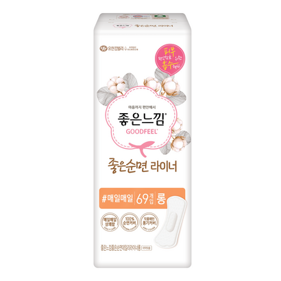 좋은느낌 좋은순면 롱 팬티라이너