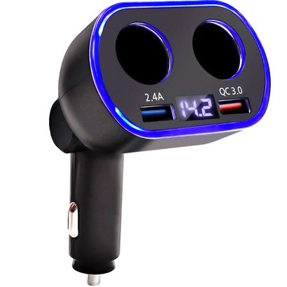 ACEEED 차량용 4구 시거잭 QC 30 고속 충전기 12V / 24V
