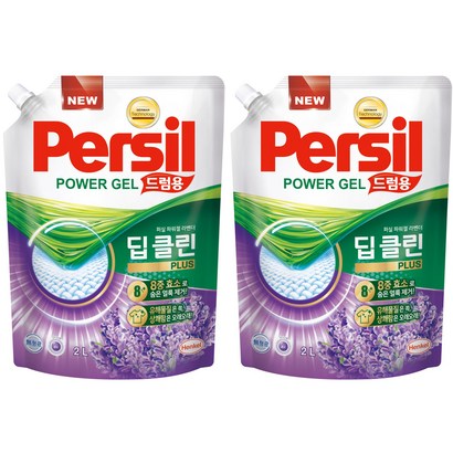 퍼실 딥클린 플러스 라벤더향 드럼용 액상세제 리필