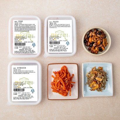 맛다린 진미채 모듬콩장 두멸치조림 밑반찬 3종 C세트