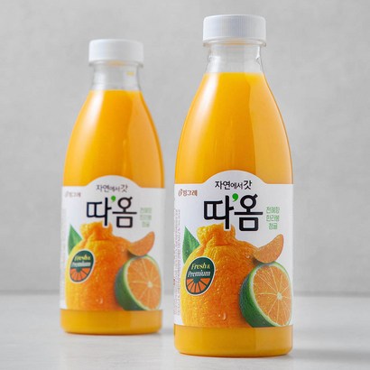 따옴 천혜향 한라봉 청귤 주스