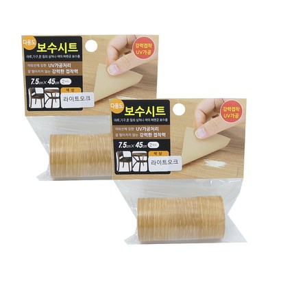 비앤지 무늬목 마루 보수시트 라이트오크