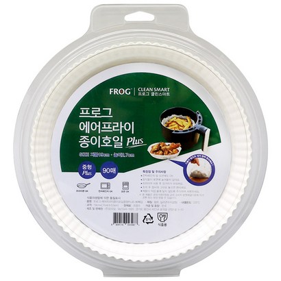 프로그 에어프라이 종이호일 중형 플러스 19 x 2.7 cm 90p 할인 리뷰 후기