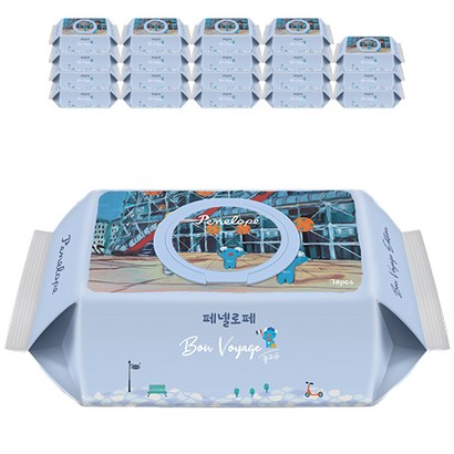 페넬로페 아기물티슈 본보야지 퐁피두 캡형