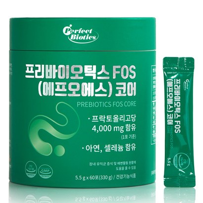 퍼펙트바이오틱스 프리바이오틱스 FOS 코어 유산균