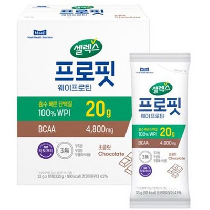 셀렉스 프로핏 웨이프로틴 파우더 초콜릿