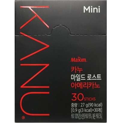 맥심 카누 마일드 로스트 아메리카노 리뷰후기