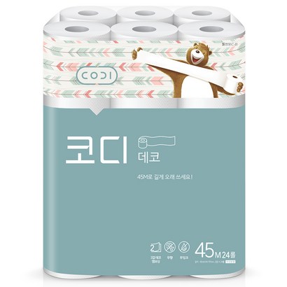 코디 데코 2겹 화장지 45 리뷰후기