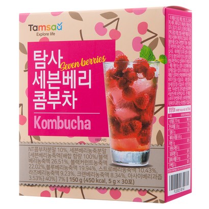 탐사 세븐베리 콤부차 리뷰후기