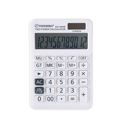 타임버드 데스크탑 계산기 SJC-126-WE
