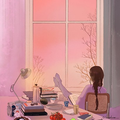위모던 일러스트 그림 노보듀스 Window
