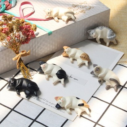 잠자는 고양이 자석 마그넷 7종