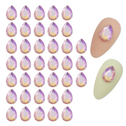 메이브라운 대용량 물방울스톤 네일파츠 7x