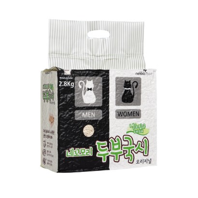 네꼬모리 두부국시 나노입자 고양이모래 오리지널