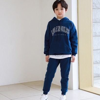 더데일리 아동용 로스앤젤레스 후드티 조거 바지