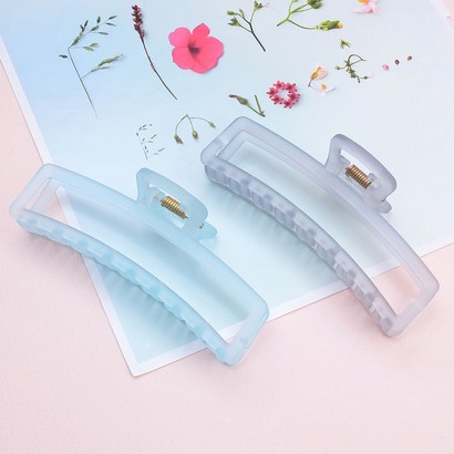 메르시밴드 세련 사각 대형 집게핀 2종