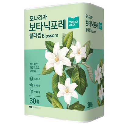 모나리자 보타닉포레 블라썸 3겹 화장지 리뷰후기