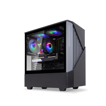 한성컴퓨터 데스크탑 블랙 TF AX12708