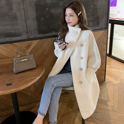루나걸 델더카 모직 코트