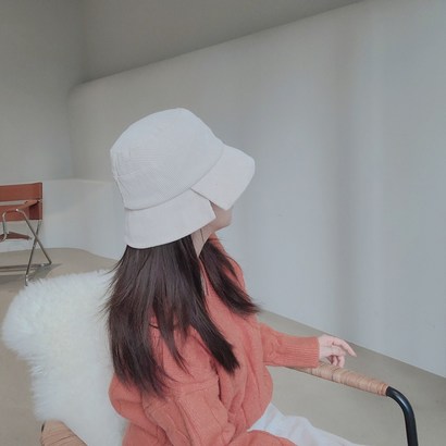 느와드코코 옆트임 코듀로이 크로스쉐입 골덴 벙거지 버킷햇 모자