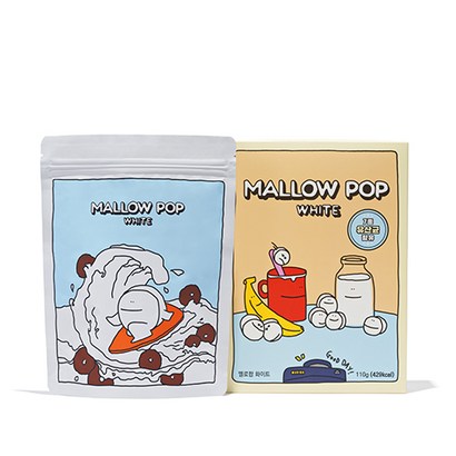 멜로팝 건조 마시멜로우 시리얼 화이트