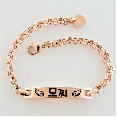 서은이네 애견이름표 보자분팔찌와 강아지고양이목걸이 반려동물인식표 써지컬스틸체인줄-4종칼라