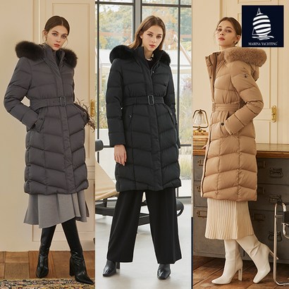 마리나요팅 22FW 롱 덕다운 코트