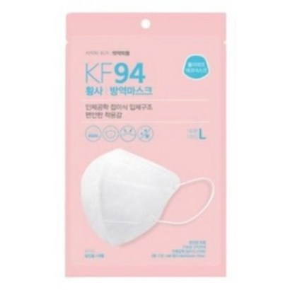 폴리테크 에코 황사방역 마스크 대형 KF94