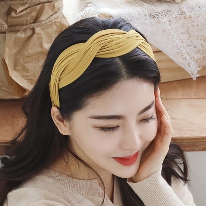 미스21 물결 웨이브 헤어밴드 머리띠 여성 여자 성인 hairband