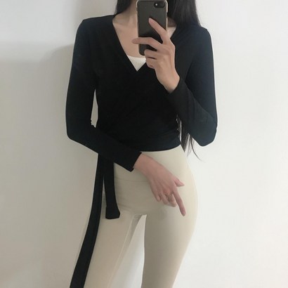 텐션 필라테스랩가디건 크롭 요가 필라테스 운동복 긴팔 필라테스복 요가복 요가랩 필라테스옷