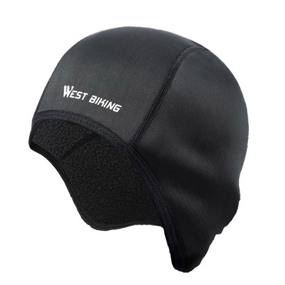 자전거방한모자 귀마개 WB183B-블랙