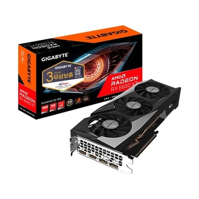 IABYTE 라데온 RX 6600 XT ain OC RO D6 B 그래픽카드