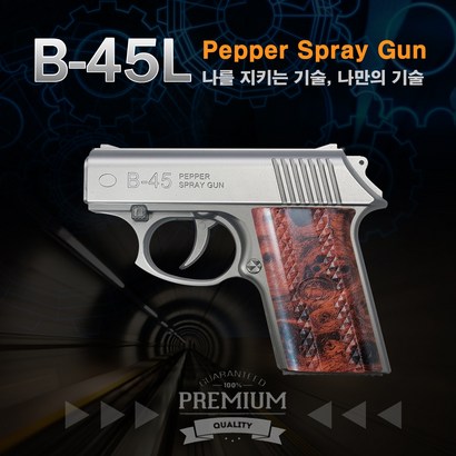 신용 페퍼 스프레이건 B-45 블랙 실버 리뷰 후기