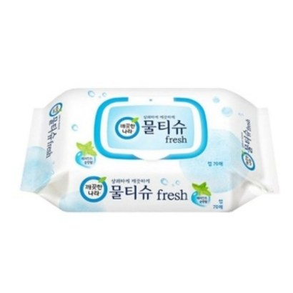 깨끗한나라 프레쉬 물티슈 페퍼민트 캡형 리뷰후기
