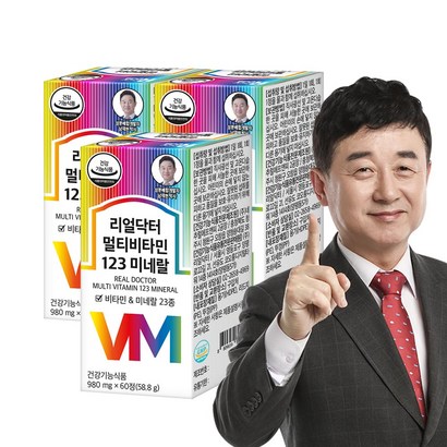 리얼닥터 멀티비타민 123 미네랄 60정