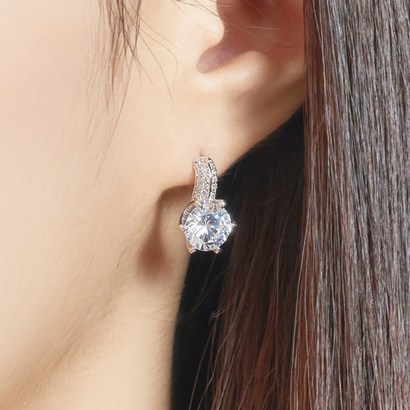 미엔느 6프롱 2캐럿 다이아 큐빅 귀걸이 리뷰 후기