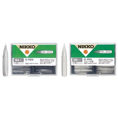 NIKKO 니코 펜 만화에 인물 배경 사용 펜촉