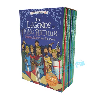 국내 당일 최신판 영어원서 킹아서 아서왕의 전설 eends Of Kin Arthur 10권 QR코드로 음원 바로듣기 가능