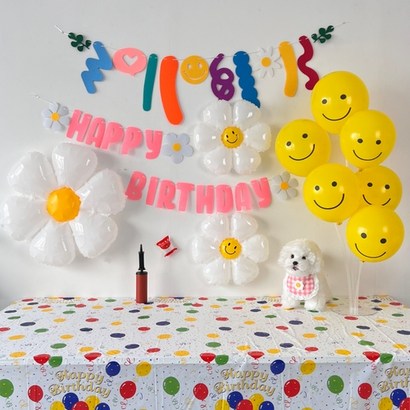 하피블리 강아지 생일파티 생일파티용품