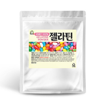 백장생 국내산 젤라틴 가루 분말