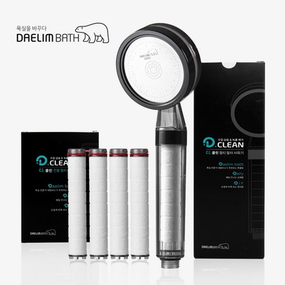 대림바스 디클린 필터 샤워기교체필터 4개입 SET