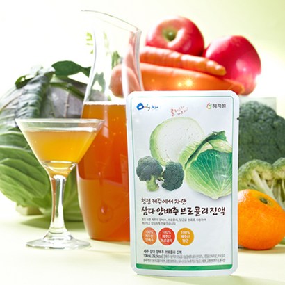 제주 삼다 양배추 브로콜리 진액 1박스 X30포